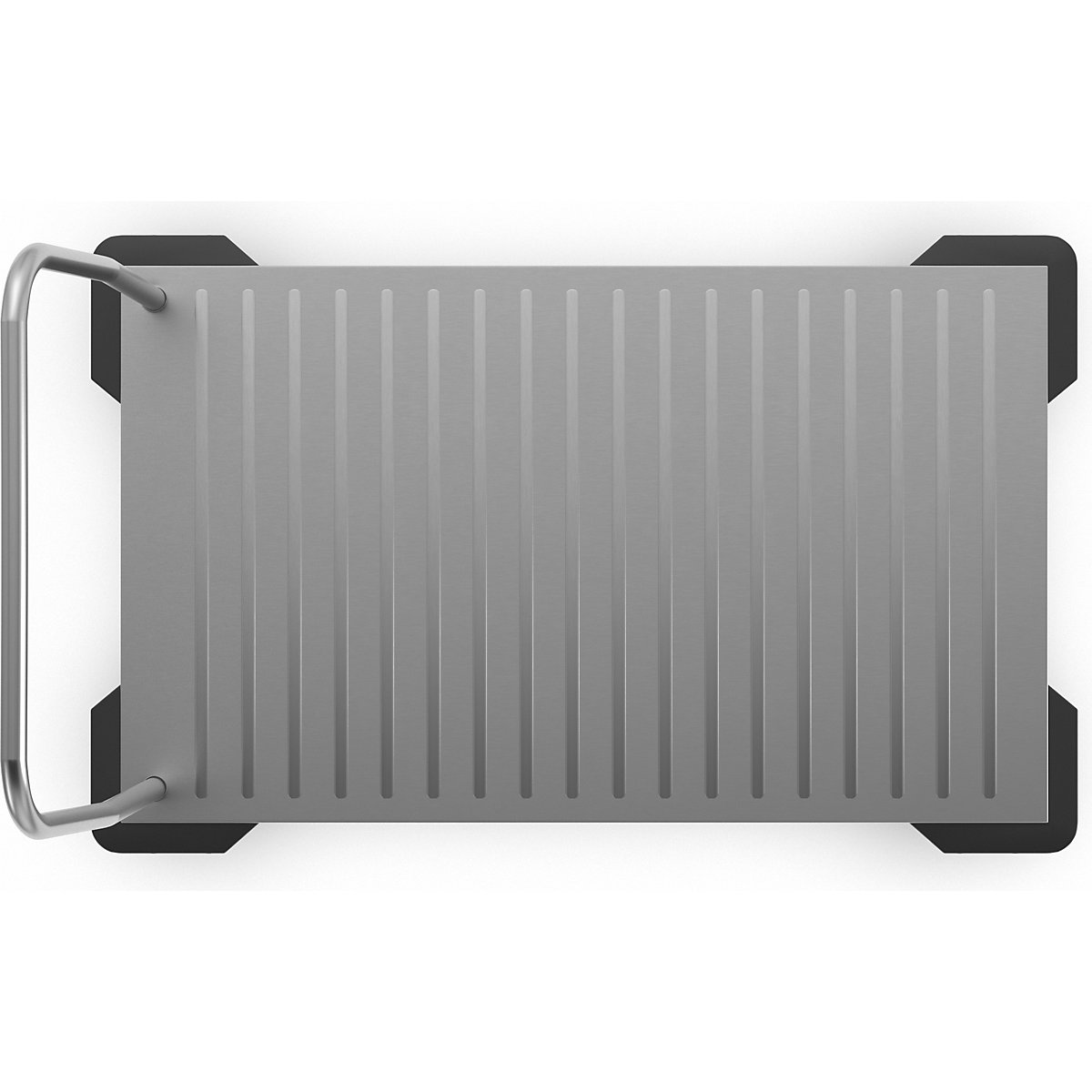 Carro de plataforma em aço inoxidável – eurokraft pro (Imagem do produto 6)-5