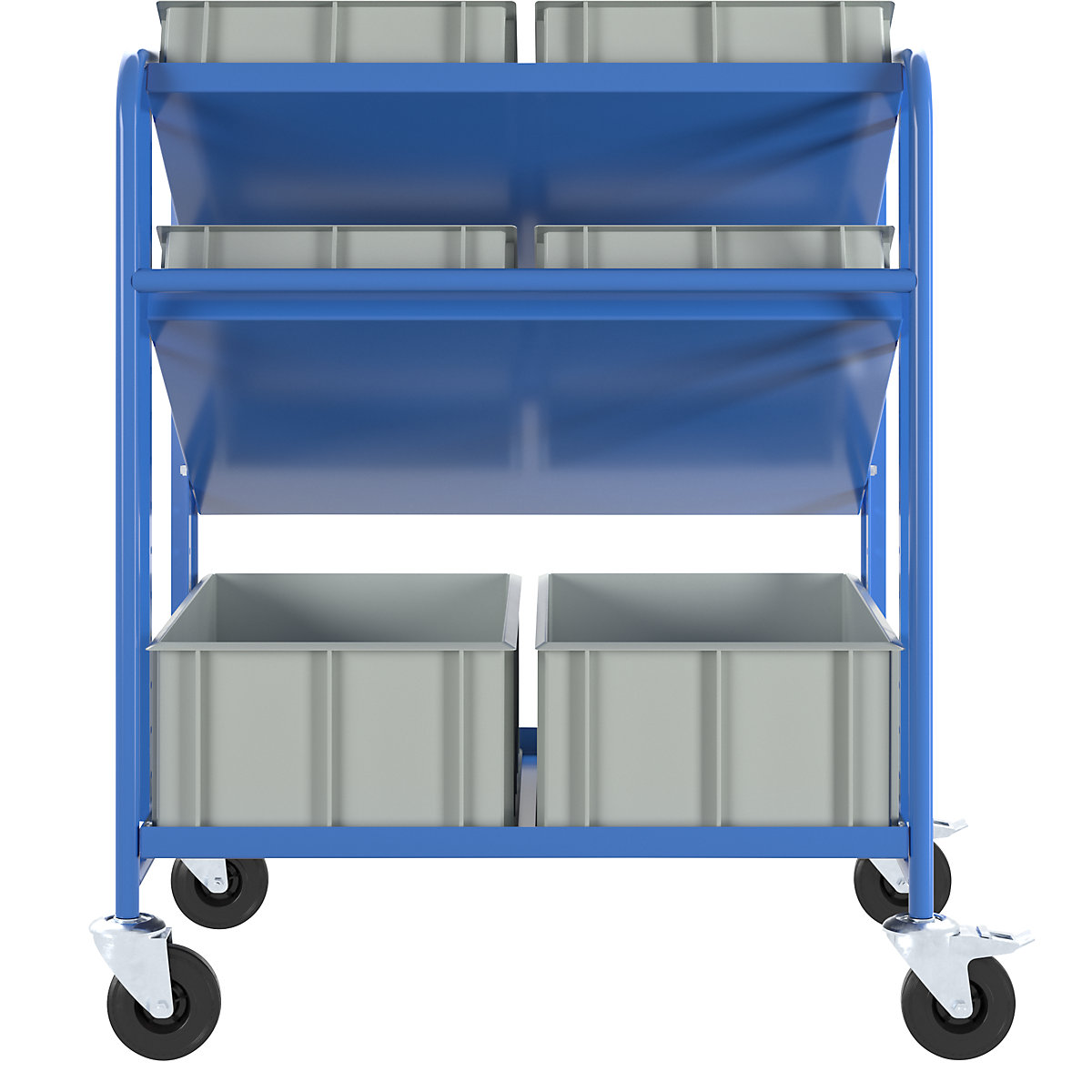 Carro de andares para caixas Euro – eurokraft pro (Imagem do produto 4)-3
