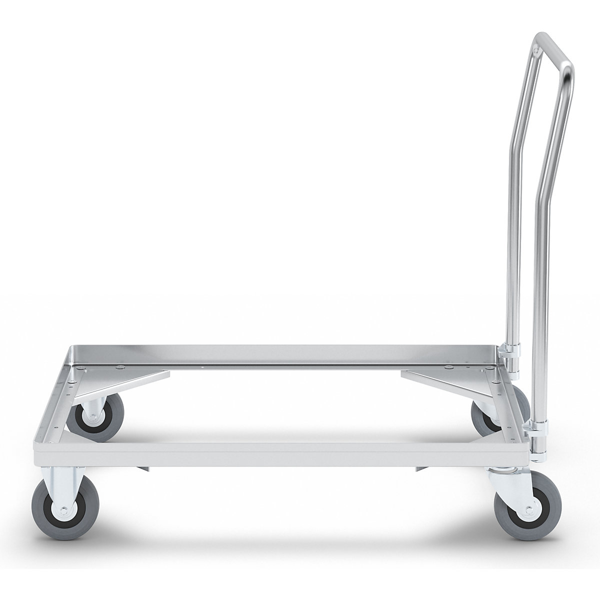 Chassi rolante em alumínio, altura de carga 150 mm – Gmöhling (Imagem do produto 2)-1
