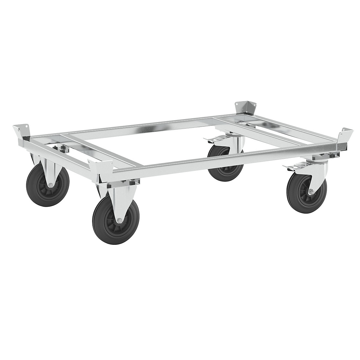 Chassi rolante para paletes, galvanizado – Kongamek