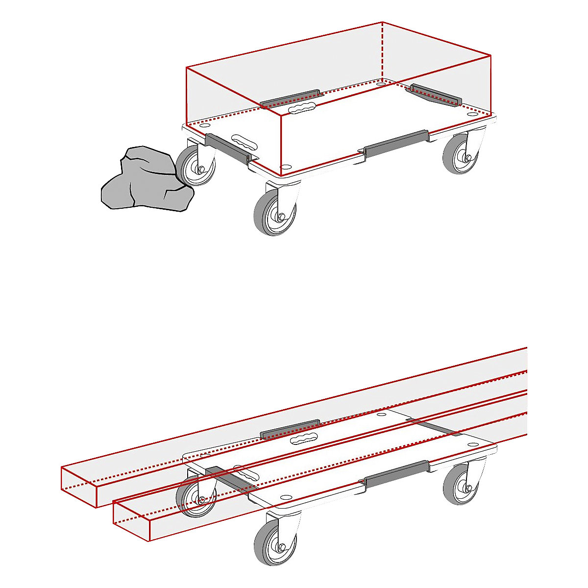 Rodado de transporte BARRERA – Wagner (Imagem do produto 3)-2