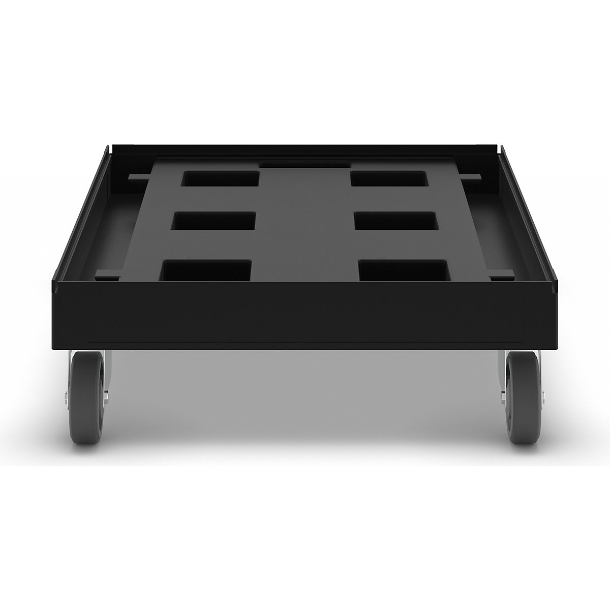 Rodado de transporte, preto – eurokraft basic (Imagem do produto 2)-1