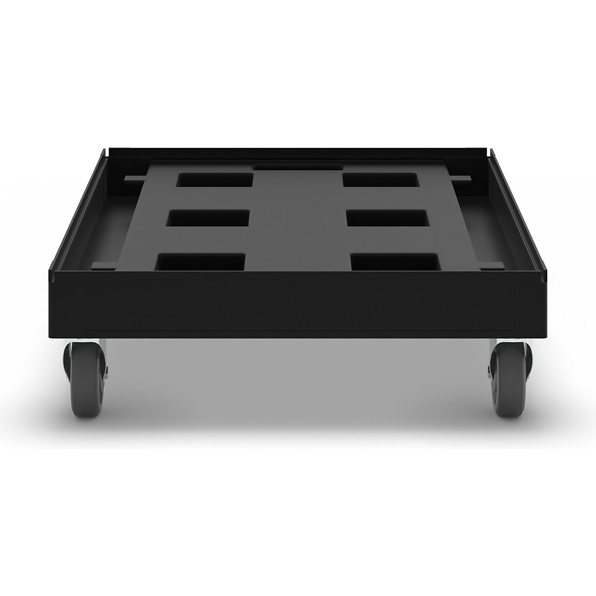 Rodado de transporte, preto – eurokraft basic (Imagem do produto 3)-2