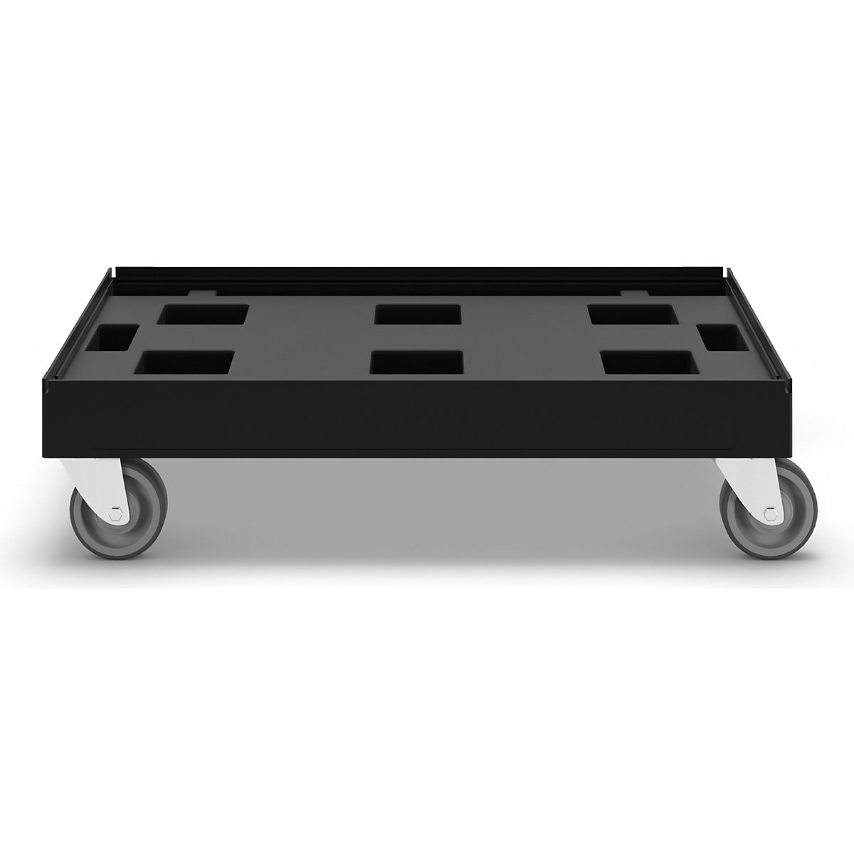 Rodado de transporte, preto – eurokraft basic (Imagem do produto 4)-3
