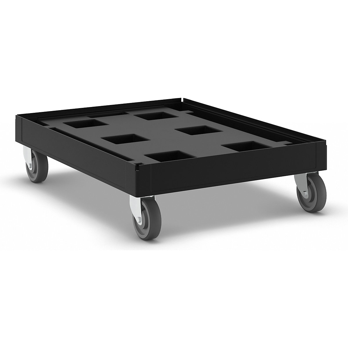Rodado de transporte, preto – eurokraft basic (Imagem do produto 6)-5