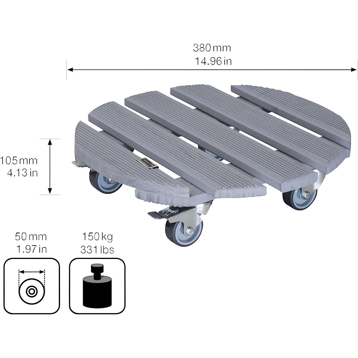 Suporte de rodas para plantas CREO – Wagner (Imagem do produto 6)-5