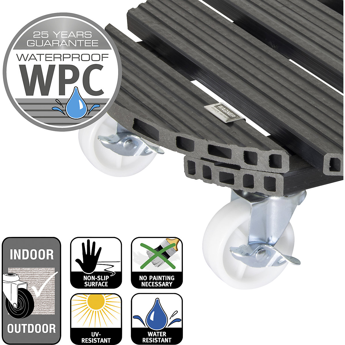 Suporte de rodas para plantas WPC – Wagner (Imagem do produto 3)-2