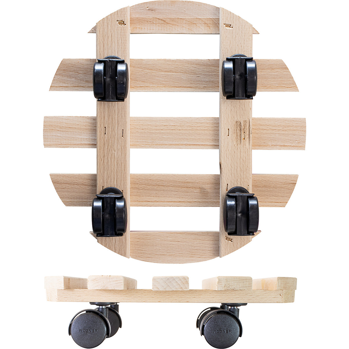 Suporte de rodas para plantas em faia PALETTI 0318 – Wagner (Imagem do produto 4)-3