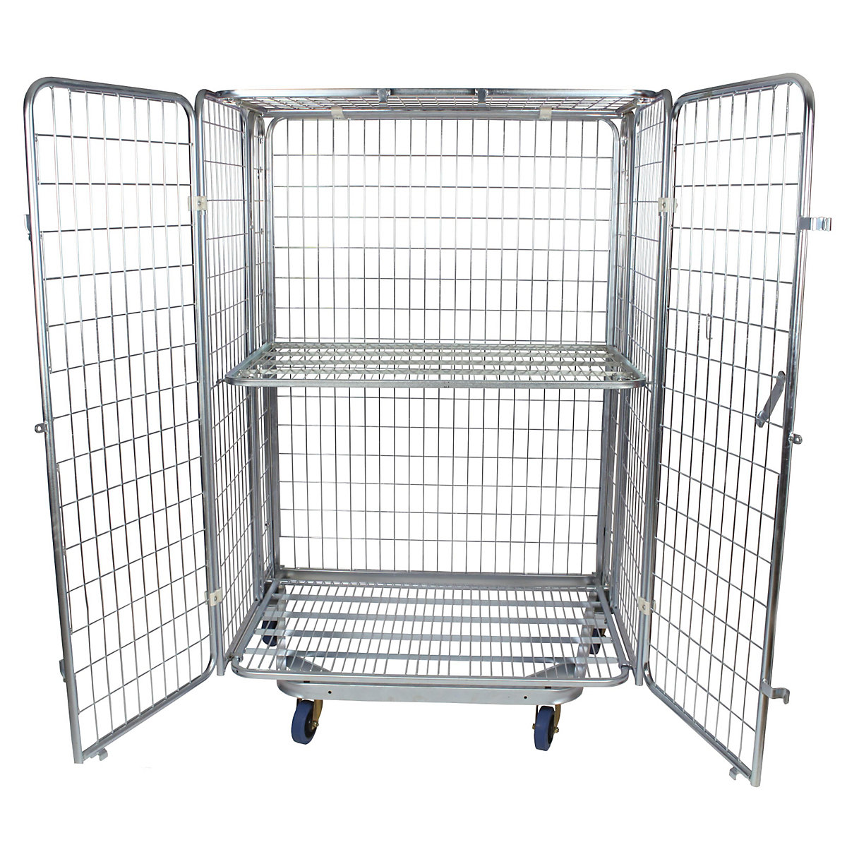Contentor rolante com proteção antirroubo, encaixável (Imagem do produto 10)-9