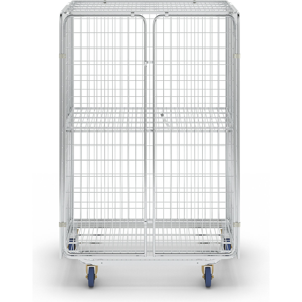 Contentor rolante com proteção antirroubo, encaixável (Imagem do produto 4)-3