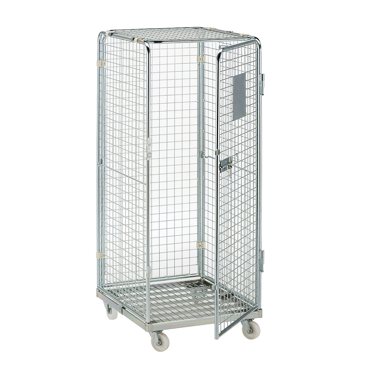 Recipiente antirroubo com plataforma rolante em aço (Imagem do produto 6)-5