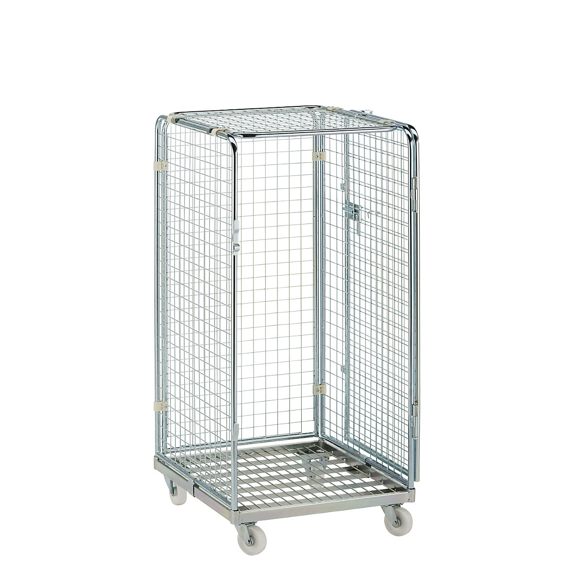 Recipiente antirroubo com plataforma rolante em aço (Imagem do produto 3)-2