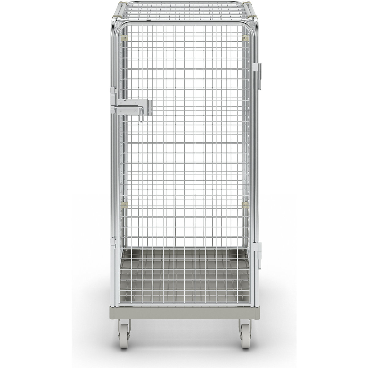 Recipiente antirroubo com plataforma rolante em aço (Imagem do produto 4)-3