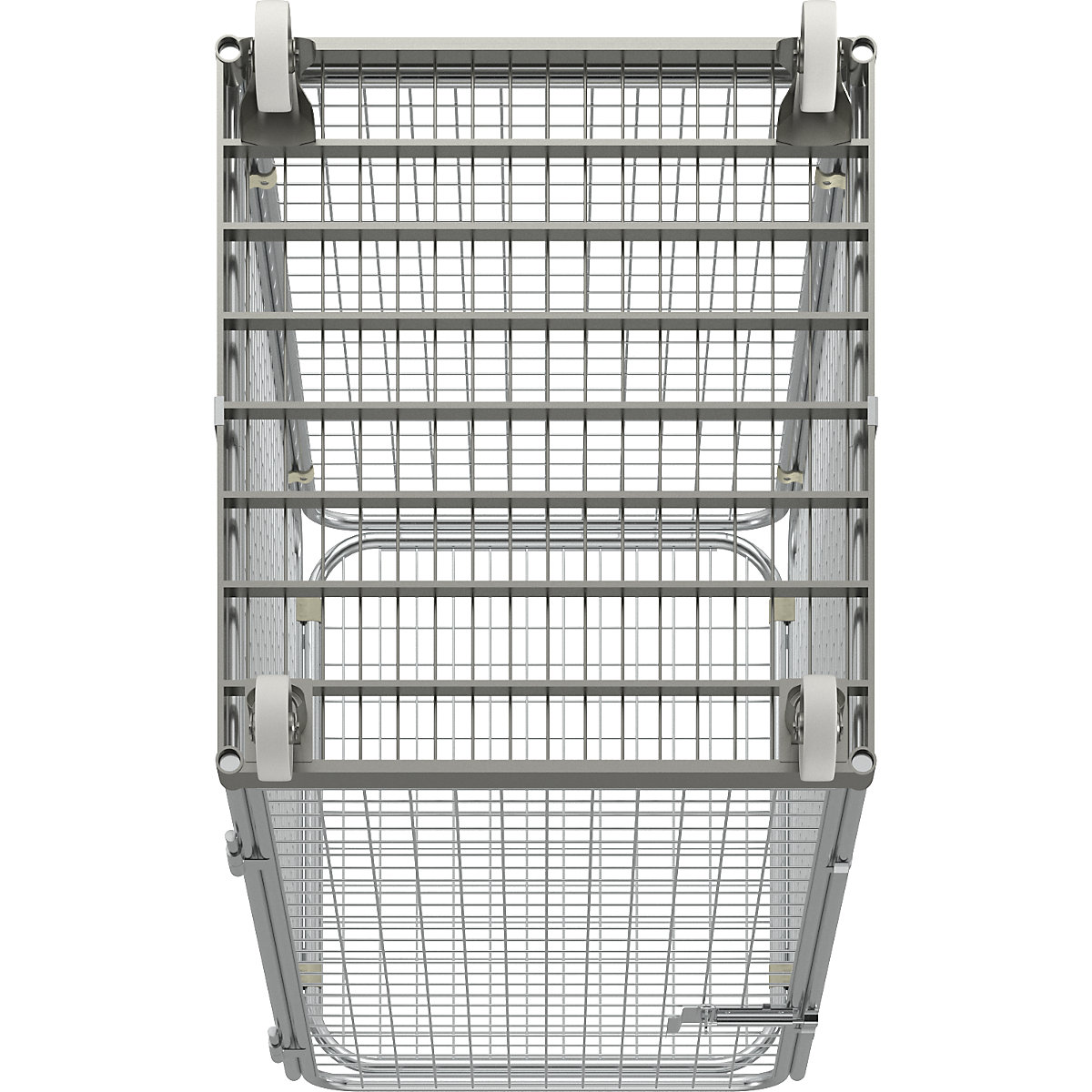 Recipiente antirroubo com plataforma rolante em aço (Imagem do produto 7)-6