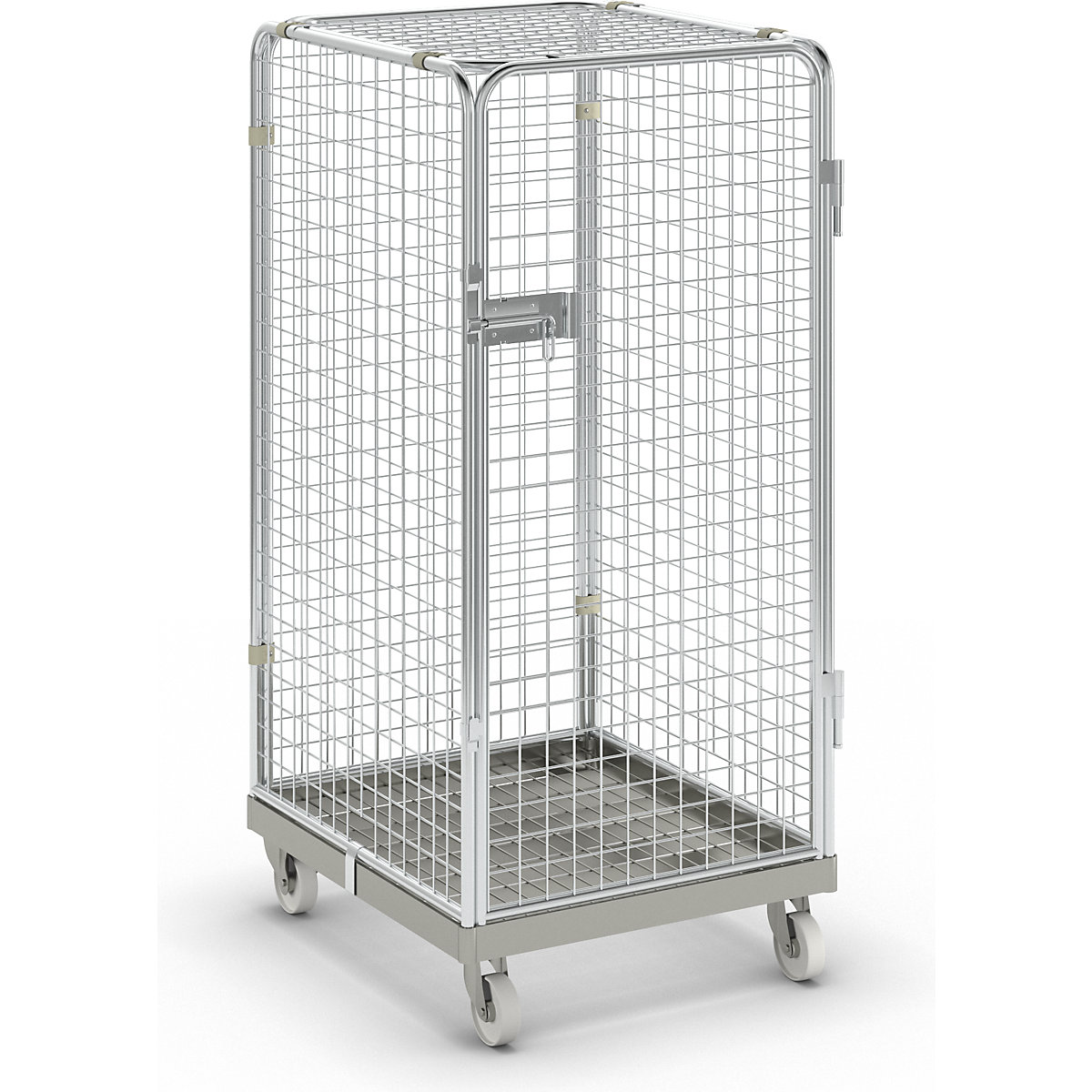 Recipiente antirroubo com plataforma rolante em aço (Imagem do produto 9)-8