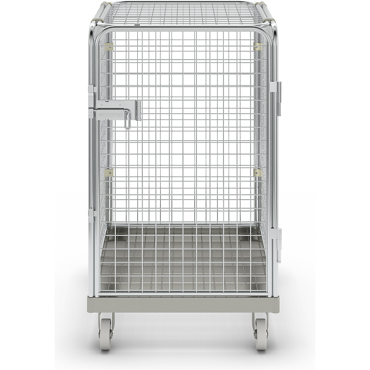 Recipiente antirroubo com plataforma rolante em aço (Imagem do produto 4)-3