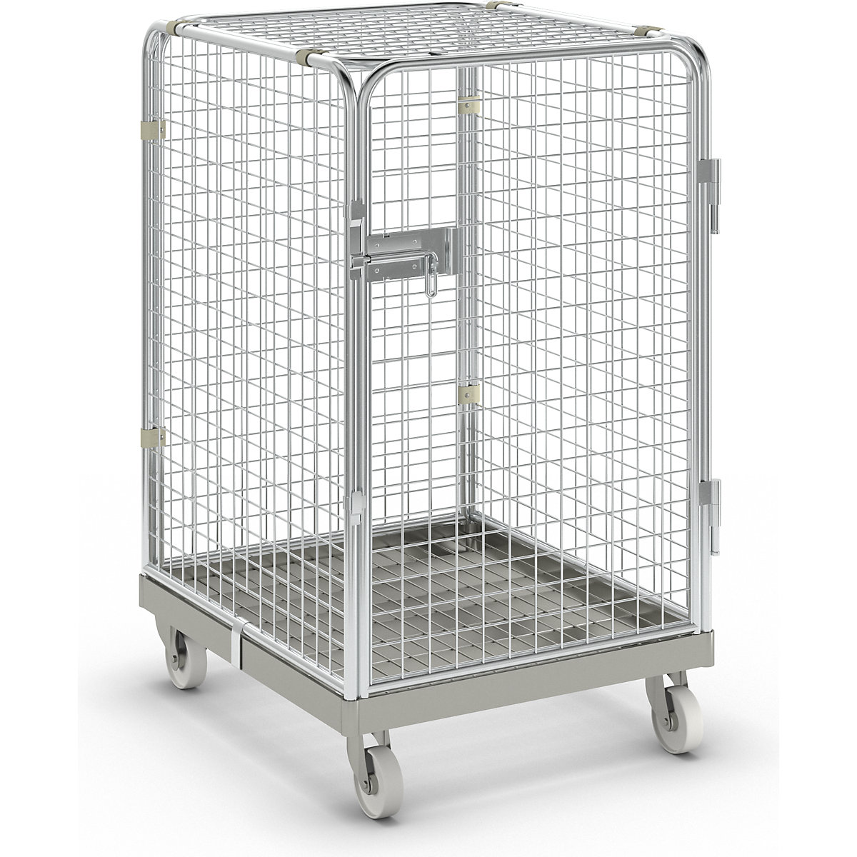 Recipiente antirroubo com plataforma rolante em aço (Imagem do produto 9)-8
