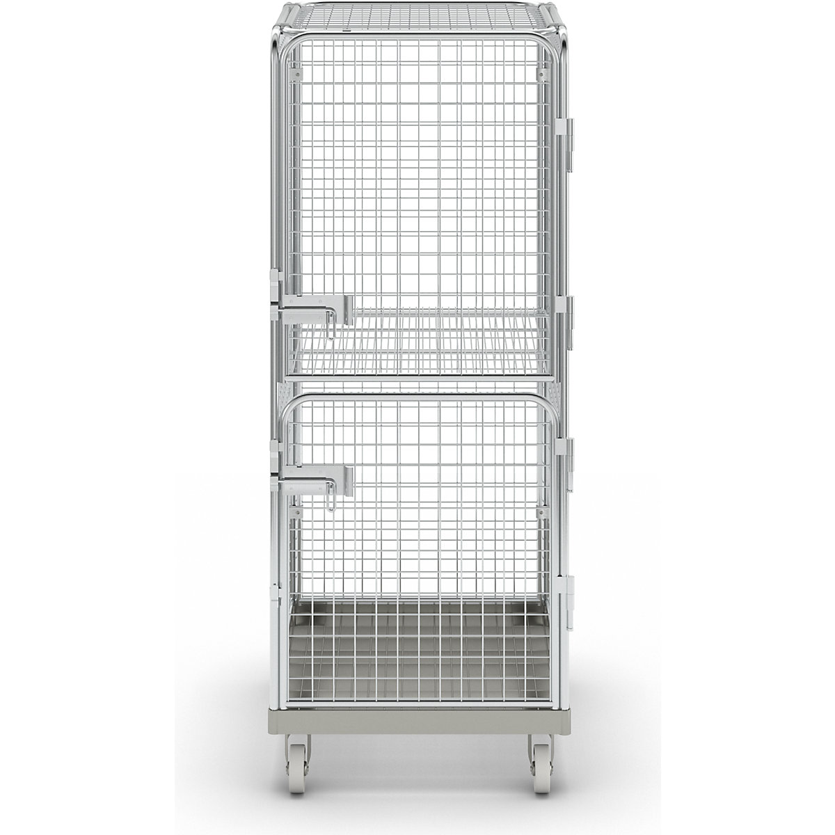 Recipiente antirroubo com plataforma rolante em aço (Imagem do produto 4)-3