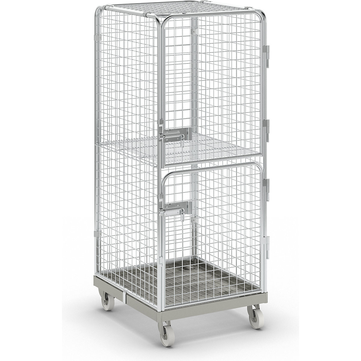 Recipiente antirroubo com plataforma rolante em aço (Imagem do produto 9)-8