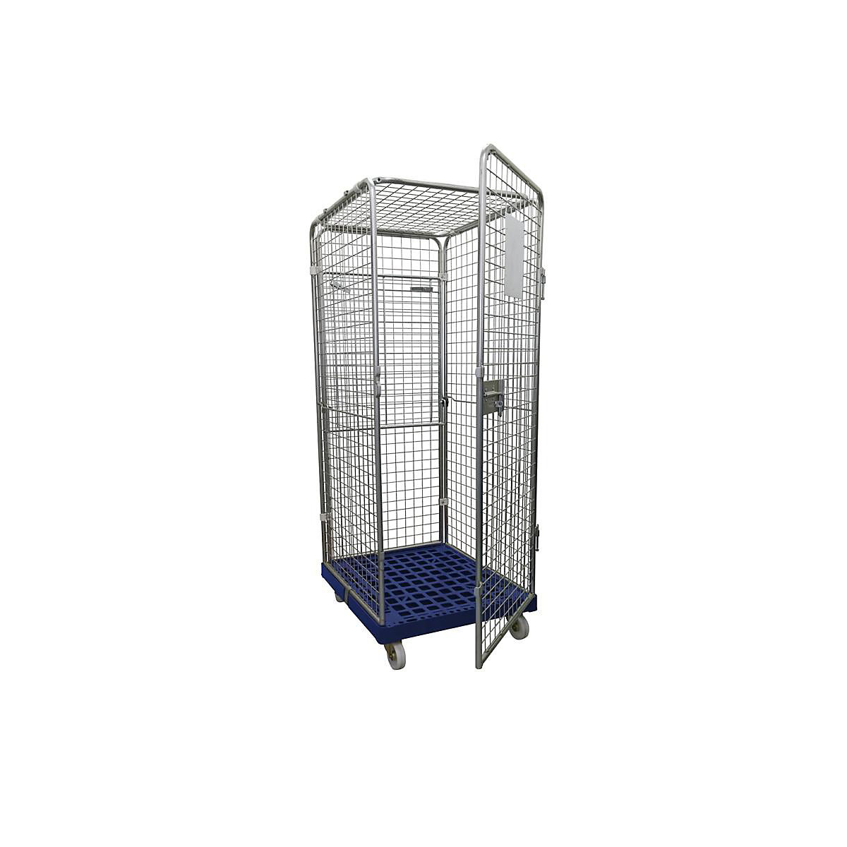 Recipiente antirroubo com plataforma rolante em plástico (Imagem do produto 7)-6