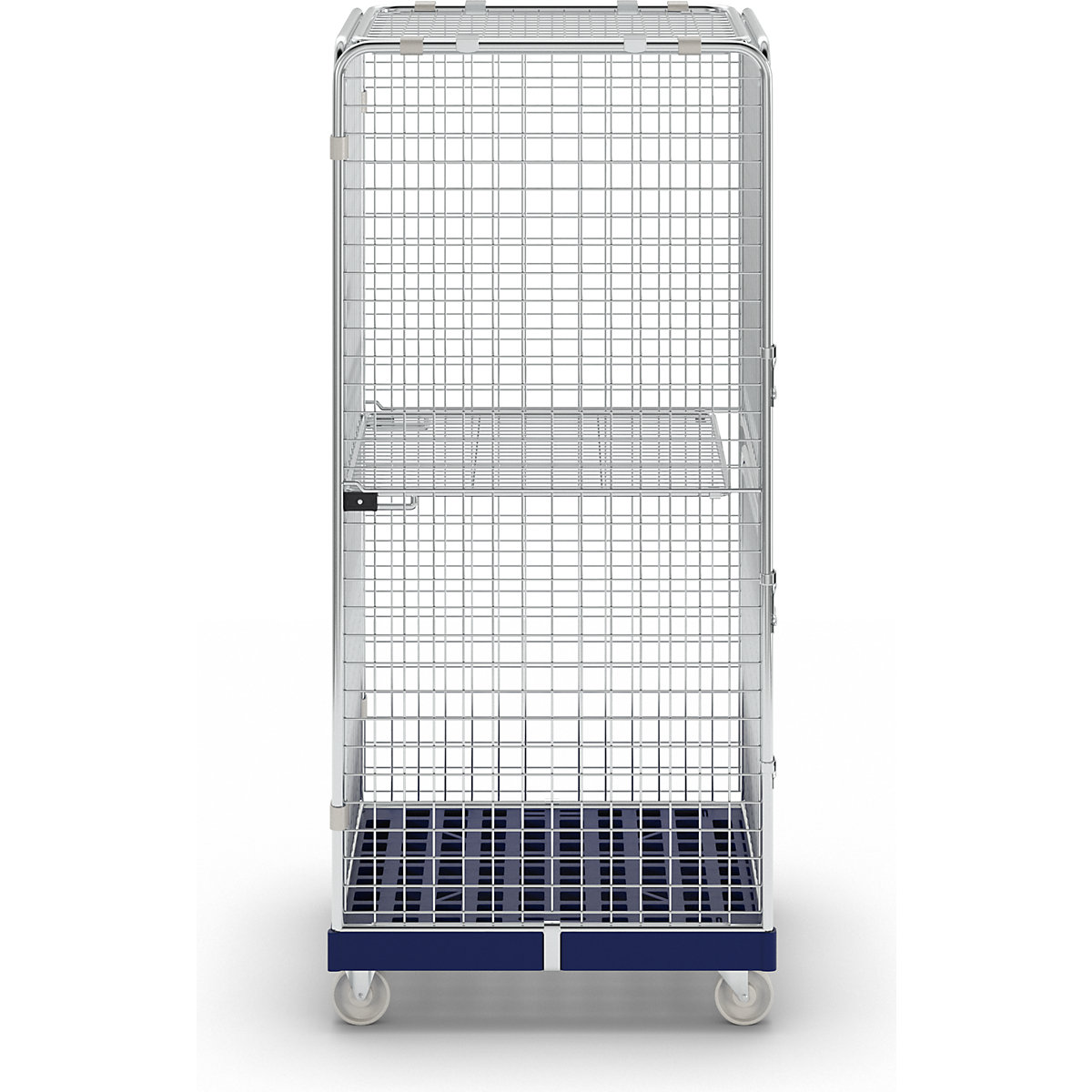 Recipiente antirroubo com plataforma rolante em plástico (Imagem do produto 5)-4