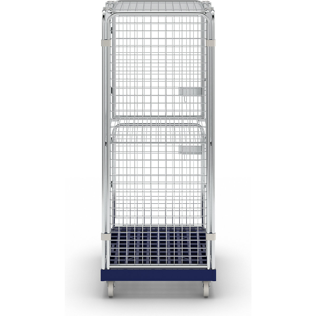 Recipiente antirroubo com plataforma rolante em plástico (Imagem do produto 6)-5