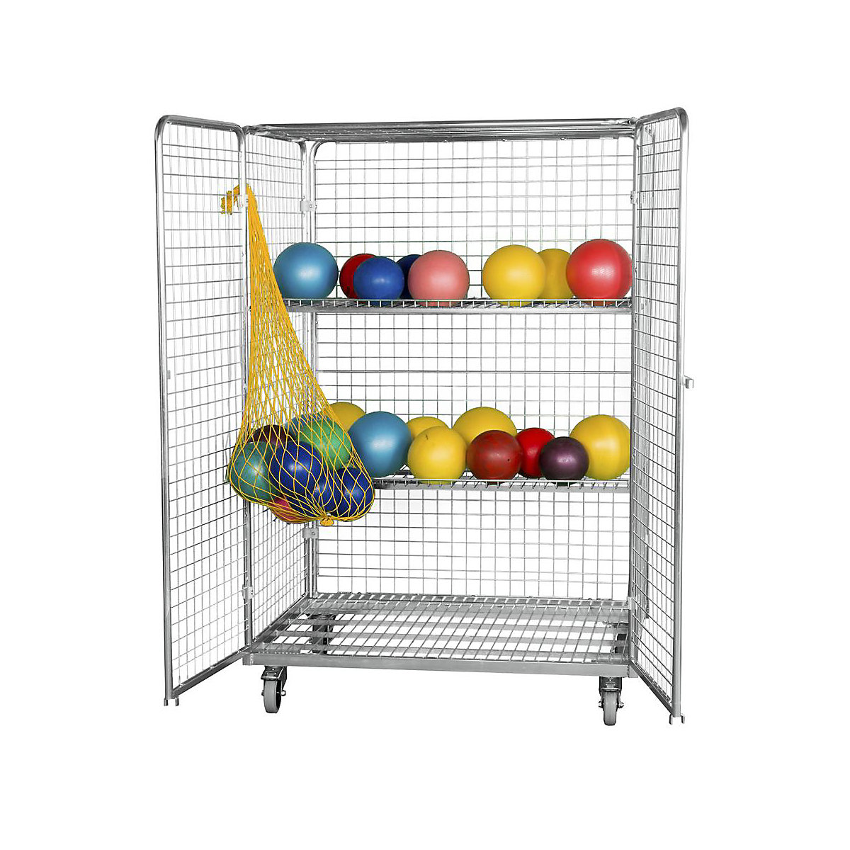 Recipiente com rodas de aço (Imagem do produto 3)-2