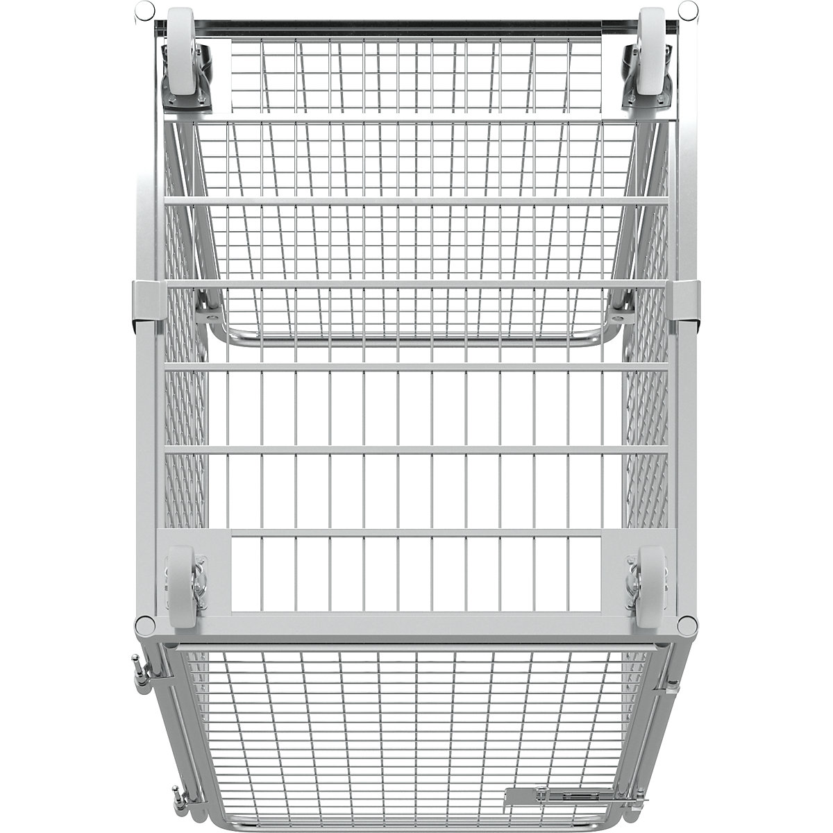 Recipiente em arame com plataforma rolante em aço (Imagem do produto 7)-6