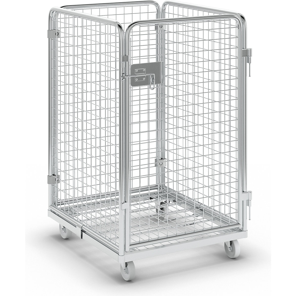 Recipiente em arame com plataforma rolante em aço (Imagem do produto 5)-4
