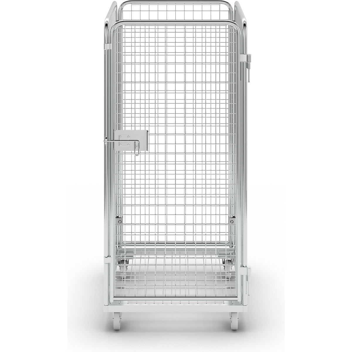 Recipiente em arame com plataforma rolante em aço (Imagem do produto 3)-2