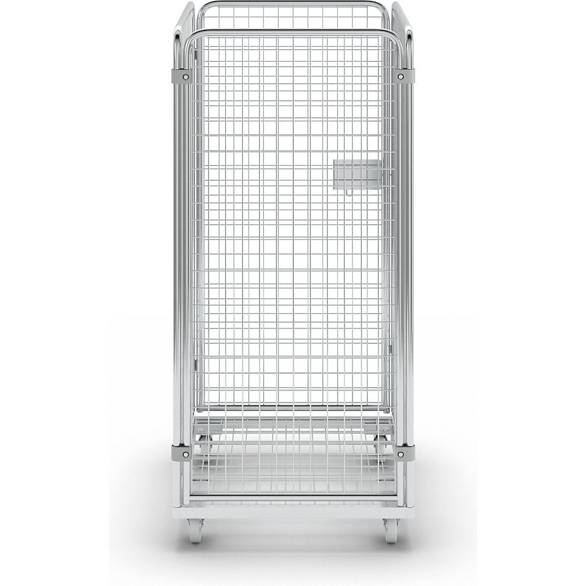 Recipiente em arame com plataforma rolante em aço (Imagem do produto 5)-4