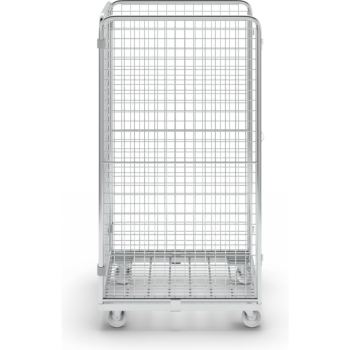 Recipiente em arame com plataforma rolante em aço (Imagem do produto 3)-2