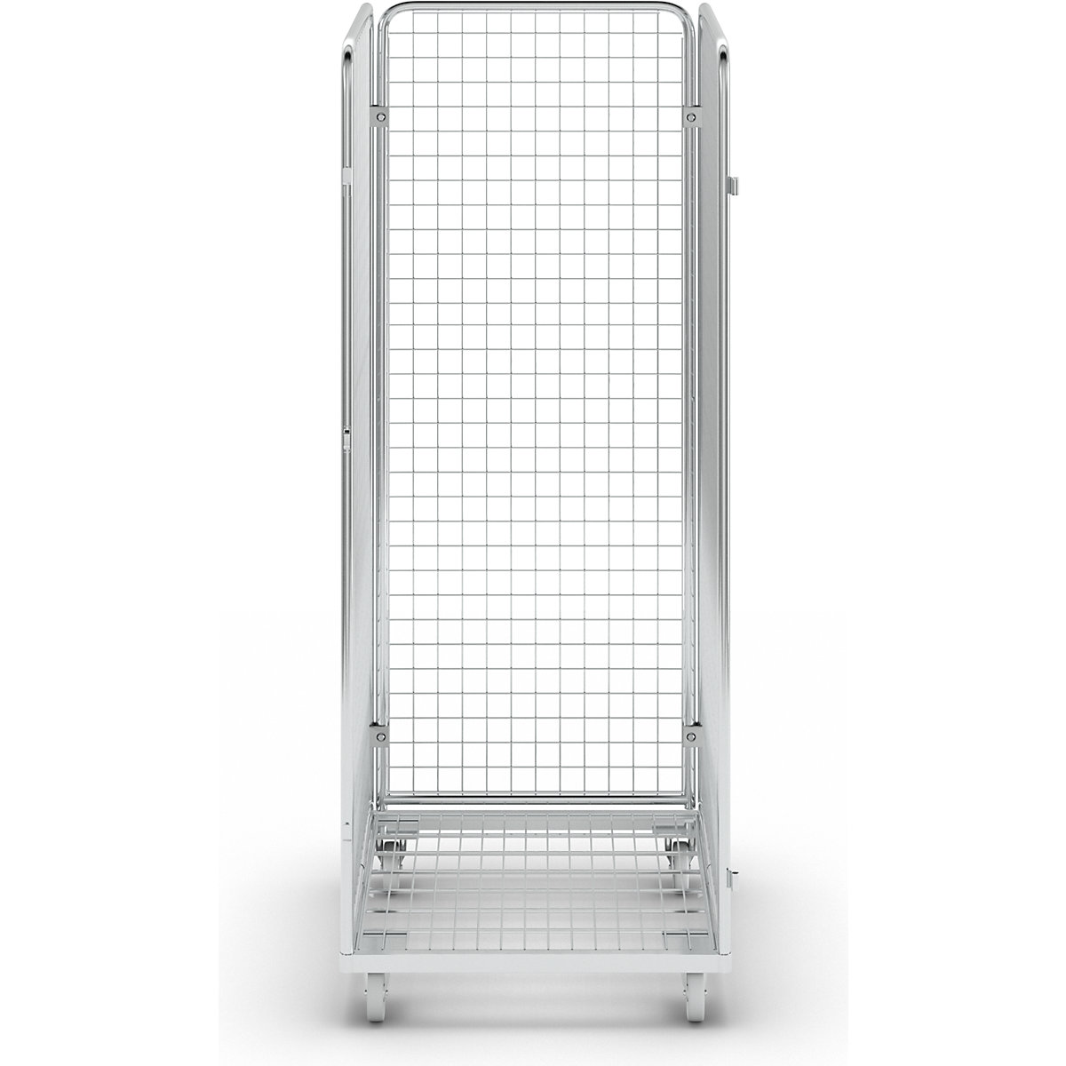 Recipiente em arame com plataforma rolante em aço (Imagem do produto 2)-1