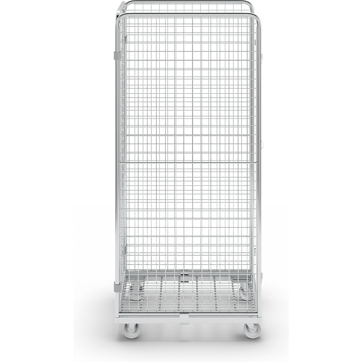 Recipiente em arame com plataforma rolante em aço (Imagem do produto 3)-2