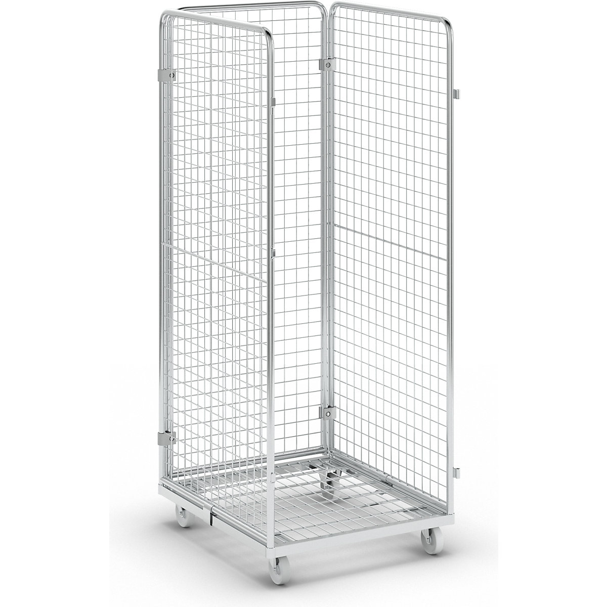Recipiente em arame com plataforma rolante em aço (Imagem do produto 7)-6