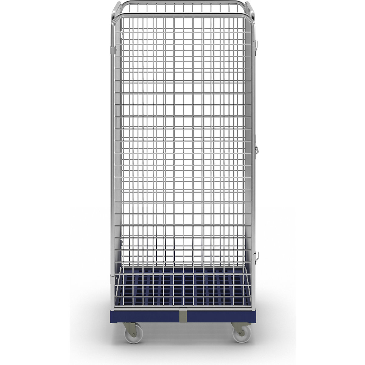 Recipiente em arame com plataforma rolante em plástico (Imagem do produto 8)-7