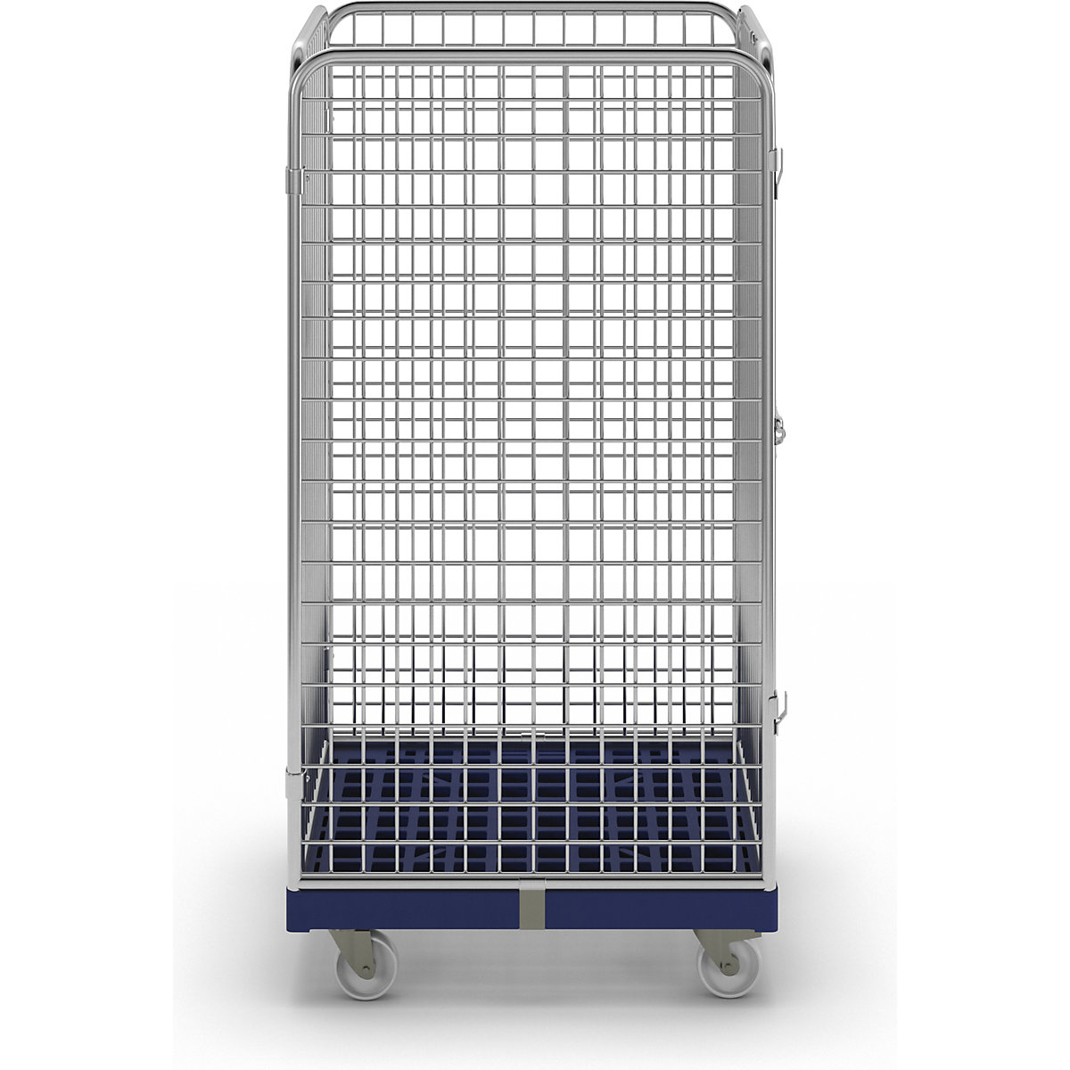 Recipiente em arame com plataforma rolante em plástico (Imagem do produto 5)-4