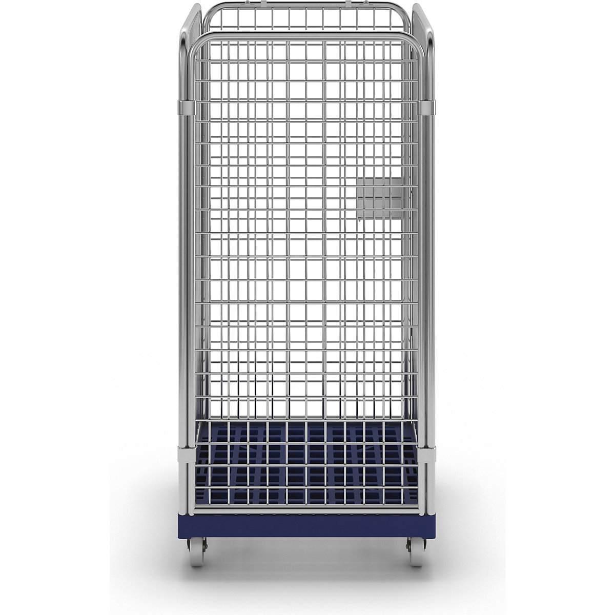 Recipiente em arame com plataforma rolante em plástico (Imagem do produto 6)-5