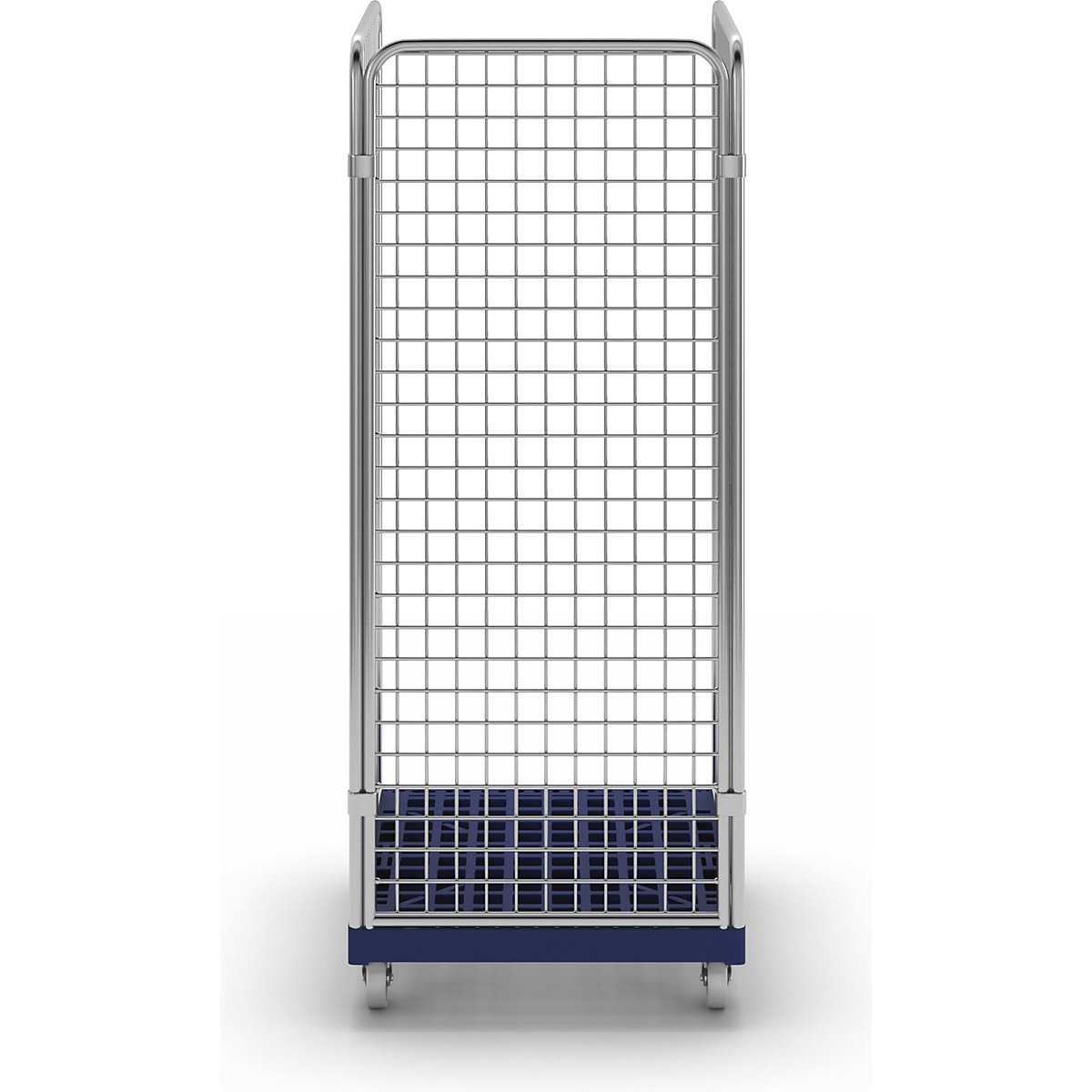 Recipiente em arame com plataforma rolante em plástico (Imagem do produto 3)-2