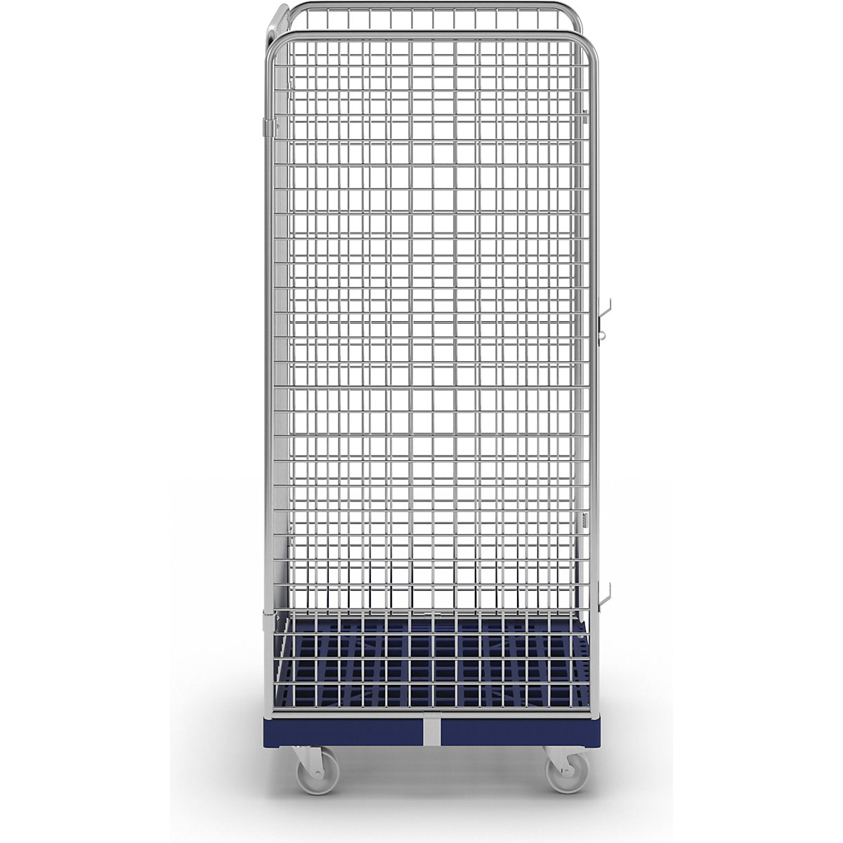 Recipiente em arame com plataforma rolante em plástico (Imagem do produto 4)-3