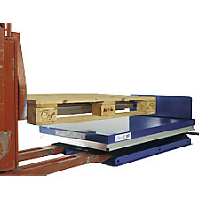 largeur 800 mm, pour gerbeur à roulettes stabilisatrices