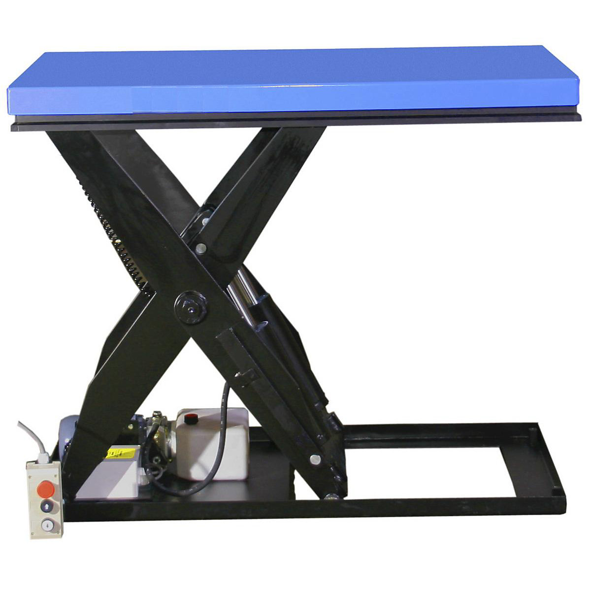 Table élévatrice compacte, plateau L x l 1300 x 800 mm, force 500 kg, tension de service 230 V-4