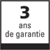3 ans de garantie  Les produits portant ce symbole bénéficient d'une garantie de 3 ans à partir de leur livraison sur le matériau et la fabrication.