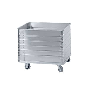 Chariot-caisse en alu