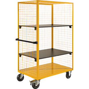 Armoire roulante grillagée