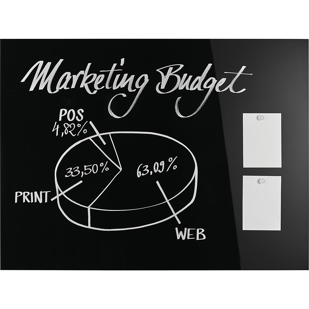 Quadro de vidro de design – magnetoplan (Imagem do produto 5)-4