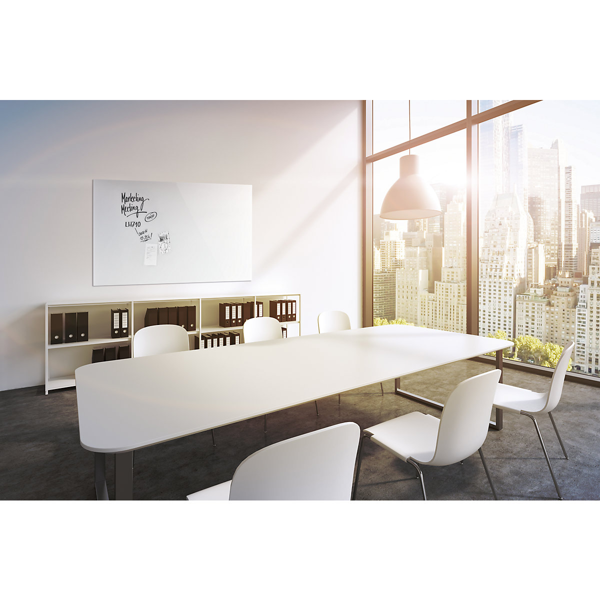 Quadro de vidro de design – magnetoplan (Imagem do produto 3)-2