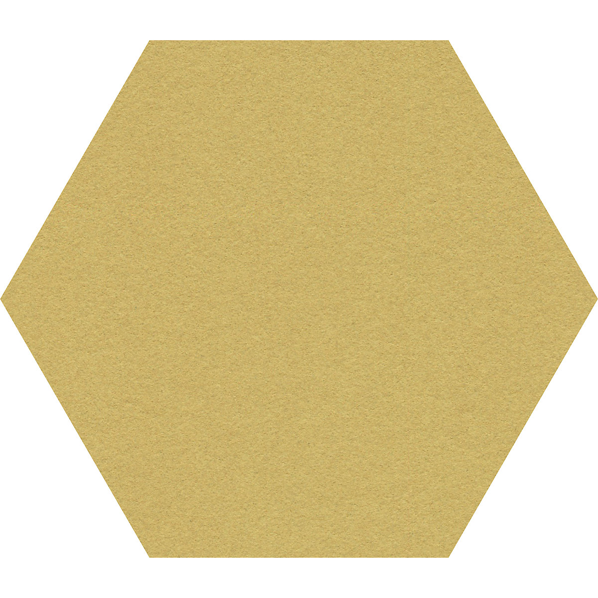 Quadro de pinos com design hexagonal – Chameleon, cortiça, LxA 600 x 600 mm, amarelo-34