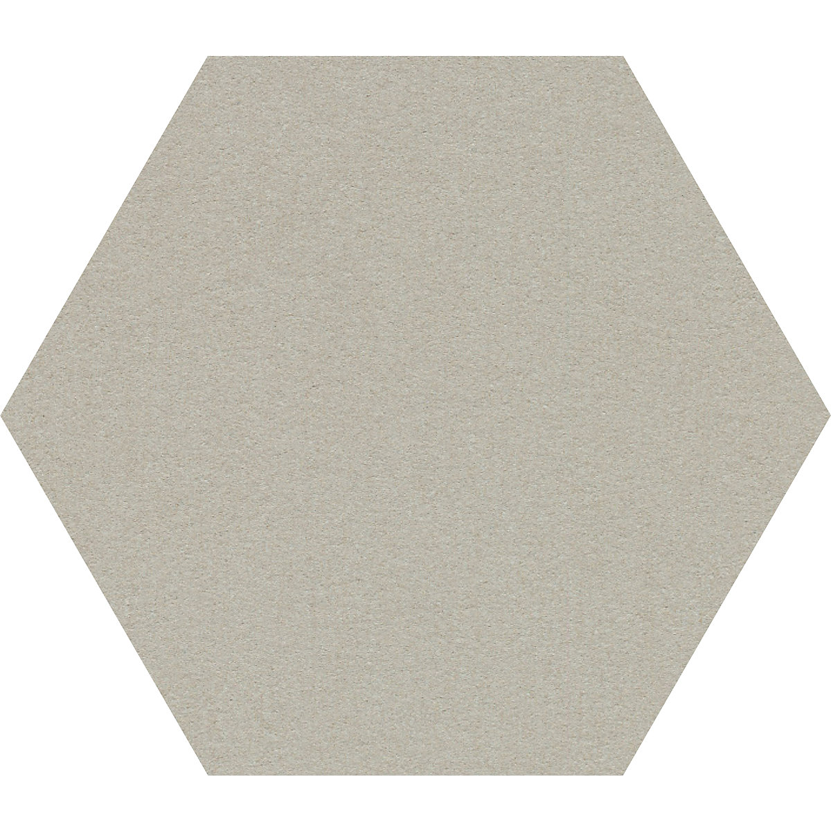 Quadro de pinos com design hexagonal – Chameleon, cortiça, LxA 600 x 600 mm, cinzento claro-26