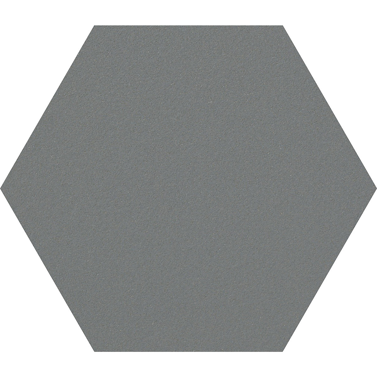 Quadro de pinos com design hexagonal – Chameleon, cortiça, LxA 600 x 600 mm, cinzento escuro-27
